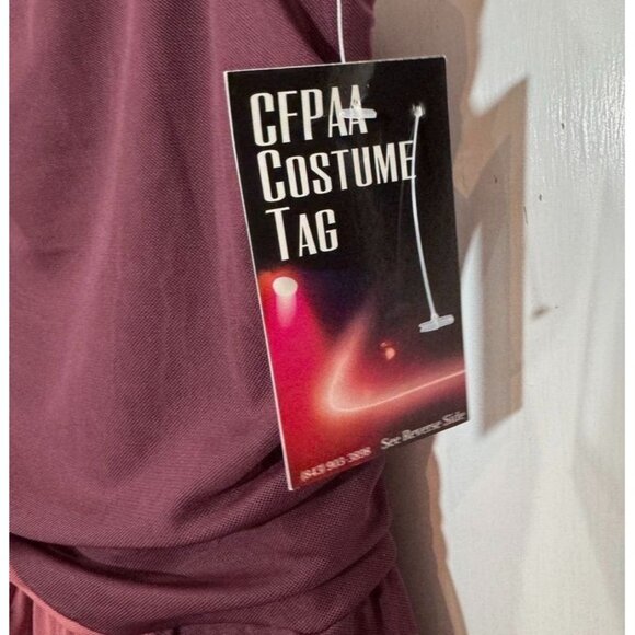 Balera Two-Tone Dance Dress Costume Burgundy Pink Multiway Straps Ballet Lyrical - Picture 11 of 15